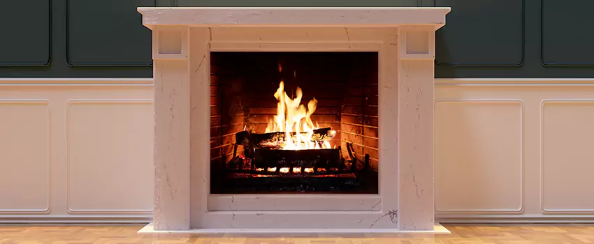 Decorative Electric Fireplace Installation in Irvine, California