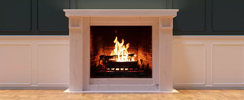 Open Flame Wood-Burning Fireplace Installation Services in Irvine, California